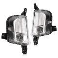 Hecasa Pair Fog Lights Led For 2019-2024d Edge Sel St Titanium Not For Se Front Bumper Lamp Clear Lens Driver Passenger Side