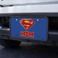 Graphics More Superman Super Mom Shield Logo Novelty Metal Vanity Tag License Plate