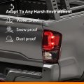 Trd Pro Tail Light Brake Lamp For Toyota Tacoma 2016-2023 Passenger Side Red Lens Black Housing 8156004170 8155004170