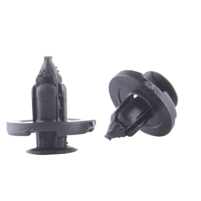 50pcs 8mm 0 32inch Nylon Bumper Fasteners Fender Rivet Clips Push Type Car Retainer Kit