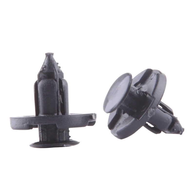 50pcs 8mm 0 32inch Nylon Bumper Fasteners Fender Rivet Clips Push Type Car Retainer Kit