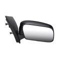 Passenger Side Door Mirror For Toyota Echo 2000 2001 2002 2003 2004 2005 Textured Black Housing Manual Foldaway Non Heated 
