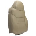 Synthetic Leather Seat Cover For 2000 2001 Ford Excursion Limited Xlt Artificial Tan Driver Passenger Top 