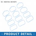 A Absopro Engine Seal O Ring Gasket Ms97204 Ms19879 Intake Manifold Plenum Set For Jeep Grand Cherokee 2011-2018 Set Of 12