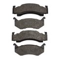 Front Disc Brake Pads For Dodge B1500 B2500 B3500 1995 1996 1997 Semi Metallic Friction 0 69 Inner Thickness 6 50 In Width 