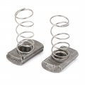 Uxcell M12 304 Stainless Steel Long Spring Channel Nuts 5pcs