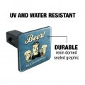 Beer It S A Liver Full Of Fun Funny Humor Tow Trailer Hitch Cover Plug Insert