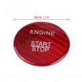 Car Engine Start Stop Button Cover Carbon Fiber Trim Replacement For A B C Glc Gla Cla Ml Gl Class Red