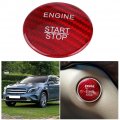 Car Engine Start Stop Button Cover Carbon Fiber Trim Replacement For A B C Glc Gla Cla Ml Gl Class Red