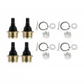 Wflnhb 4 Pcs Ball Joint Replacement For Yamaha 350 400 450 660 700 Big Bear Yfm4 Rhino Kodiak Bruin Wolverine 37s-23549-01-00