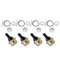 Wflnhb 4 Pcs Ball Joint Replacement For Yamaha 350 400 450 660 700 Big Bear Yfm4 Rhino Kodiak Bruin Wolverine 37s-23549-01-00