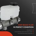 A-premium Brake Master Cylinder With Reservoir And Cap Compatible Ford Vehicles E-150 2005-2006 E-250 2003-2006 E-350 Econoline