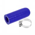 1 Set 14mm Id Silicone Coolant Cap With Clamp For Heater Bypass Vacuum Water Port Blue 
