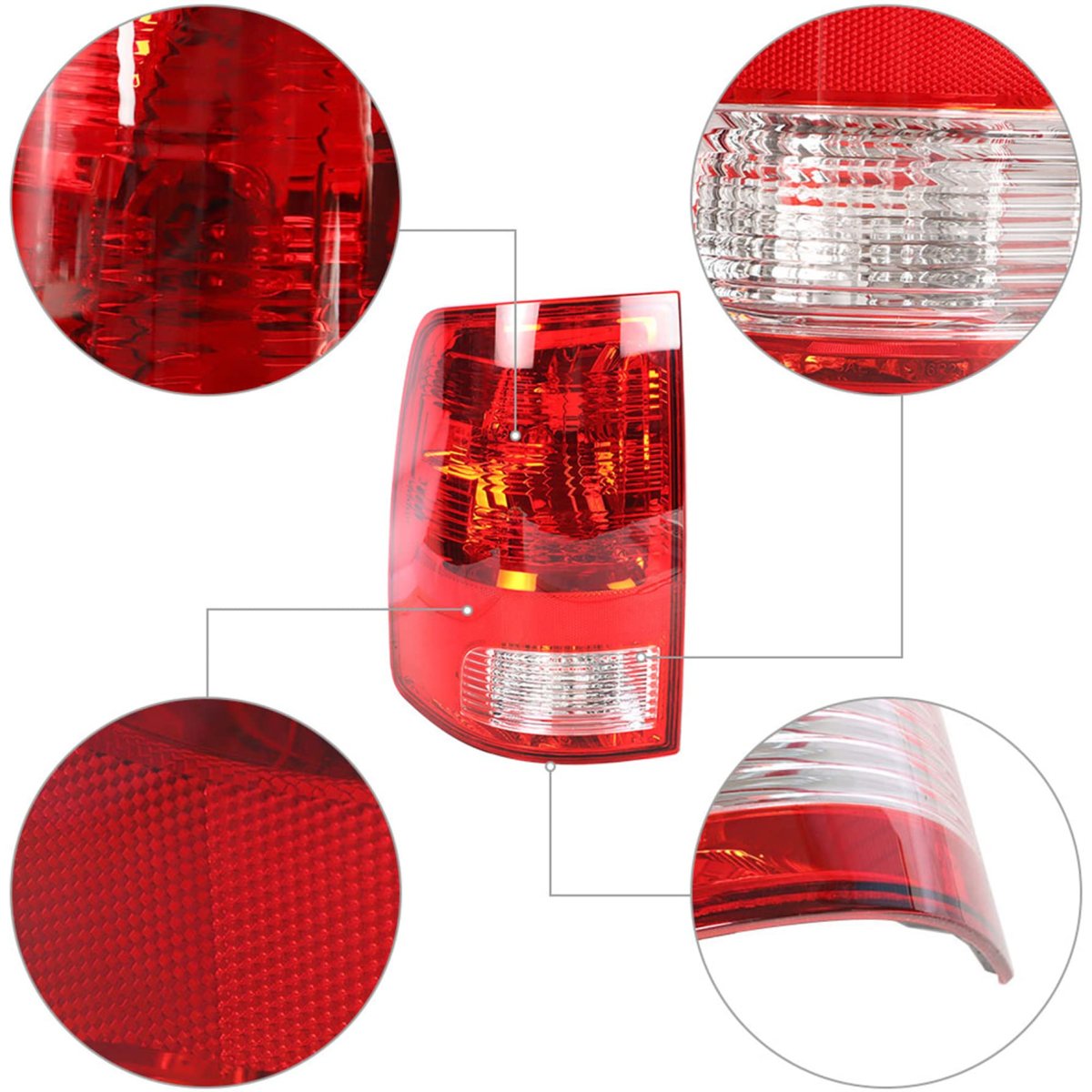 Tail Light Brake Lamp Turn Signal Assembly Replacement For 2009-2018 Ram Pickup Truck Left Side Taillights 55277415af