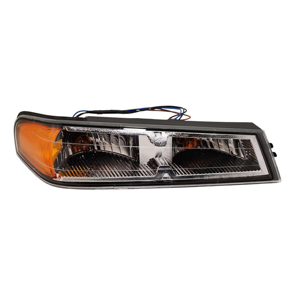 Chevy Colorado 2005 2006 2007 2008 Parking Light Assembly Passenger Side Chrome Interior With Bulbs Xtreme Model Replacement
