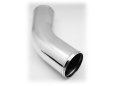 Aluminum Alloy Pipe 45-degree Od 4 102mm L 12 300mm Glossy Polished For Automotive Piping 