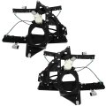 748-542 Front Left And Right Window Regulator With Motor Fit For 2007-2017d Expedition For Lincoln Navigator 