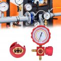 Air Condition Manifold Gauge G1 4-30 800psi High Pressure A C Refrigeration Tool With Sight Glass For R22 R410a R134a R407c