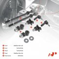 A-premium Set Of 8 Front Sway Bar Link Lower Ball Joint Inner Outer Tie Rod End Compatible With Volkswagen Jetta 1994-1998