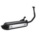 Minho Muffler Exhaust Header Tail Pipe For Gy6 125cc 150cc Taotao Vitacci Spark Zoom Gas Engine Scooters Ideal Moped Gator 150 