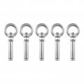 Uxcell Ring Lifting Expansion Eyebolt 5pcs M8x70mm 304 Stainless Steel Screw With Eye For Concrete Brick Wall