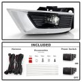 Acanii For 2021 2022 2023 Nissan Armada Led Bumper Fog Lights Driving Lamps W Switch And Kits Pair Set Left Right