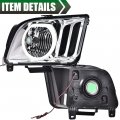 G-plus Led Drl Headlights Compatible With 2005-2009 Ford Mustang Not Fit Factory Xenon Hid Models Not For Shelby Gt50 Gt500kr