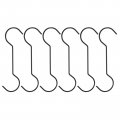 S Hooks 6pcs 250mmtainless Steel Large Size Double Round S Shape Long Hanger Hook For Hanging Clothes Kitchenware Clothing 