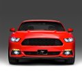 Ford Mustang Script Laser Mark Checker Stripe Matt Look Black Acrylic License Plate 11 88 In X 6 Official Licensed Plfd Abl01