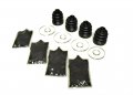 Cv Boot Set For Yamaha Big Bear 350 400 Wolverine Grizzly50 Front Inner And Outer Neoprene Kit With 4 Boots 4 Grease Packs 8 