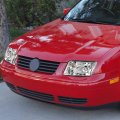 Auto Dynasty Vw2502116 Factory Style Headlight Lamp Compatible With Vw Jetta 1999-2005 Driver Left Side Chrome Housing Clear