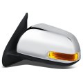 To1320285 Factory Style Driver Left Side Mirror Manual Folding Power Adjust Turn Signal For Toyota Tacoma 12-15 Chrome Cover 