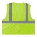 Ergodyne Unisex Adult Reflective Safety Vest High Visibility Mesh Closure Ansi Rated Type 3 Class 2 Super Economy Zipper Lime 