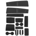 Anti Dust Dashboard Mat Cup Holder Inserts Center Console Door Liners For Ford Bronco 2021 2022 2023 2024 4 Automatic 