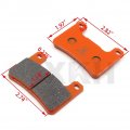 Xkh- Carbon Ceramic Brake Pads Compatible With Suzuki Dl1000 V-strom Gsx-r600 Vzr1800 Boulevard M109r -fa379 B077y6y121