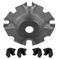 Caltric Face Drive Moveable Plate With Damper Compatible Arctic Cat Prowler Xt 700 2009 2015 2016 2017