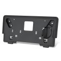 Factory Style Front License Plate Mounting Bracket Compatible With Mazda 3 I 2011 Matte Black 