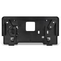 Front License Plate Mounting Bracket For Mazda 3 I 2011 Matte Black Polypropylene Replacement Part Number Beh5-50-170b