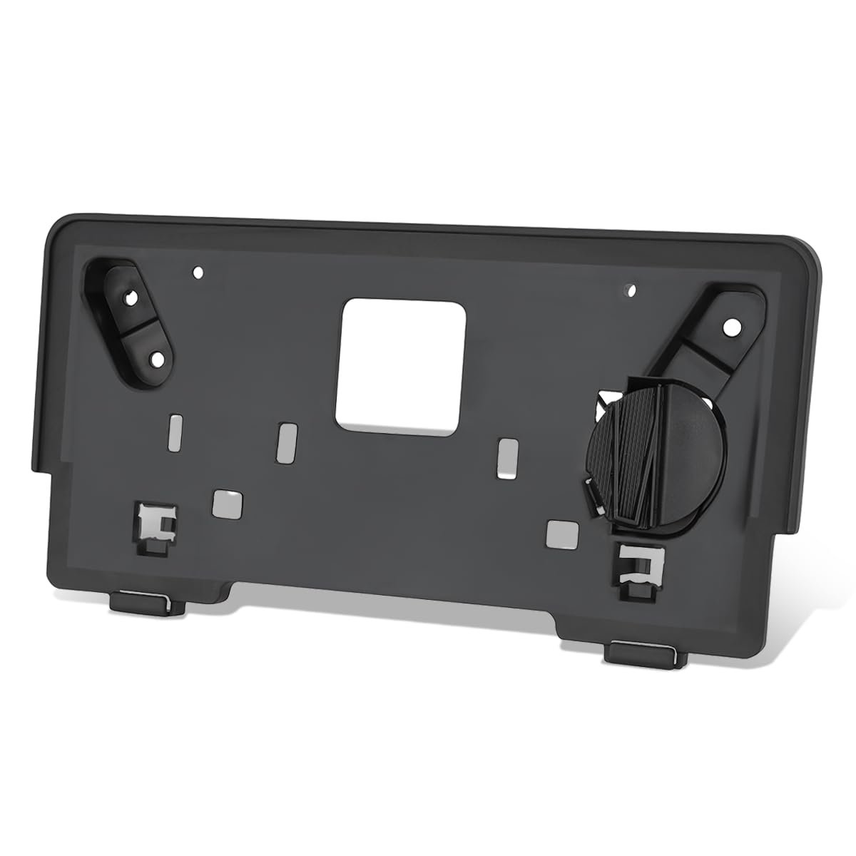 Front License Plate Mounting Bracket For Mazda 3 I 2011 Matte Black Polypropylene Replacement Part Number Beh5-50-170b