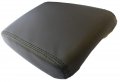 Fits 2008-2014 Dodge Challenger Synthetic Black Leather Center Console Lid Armrest Cover Skin Only 