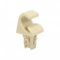 X Autohaux Beige Car Plastic Sun Visor Hook Clip Bracket Retainer 74348-33040 For Toyota Highlander Camry Corolla Matrix Rav4