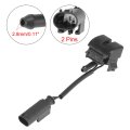 Pair Windshield Washer Nozzles Spray Jet With Heating For Bmw 3 E46 1997 2005 Left And Right 61668374365 61668374366 Black