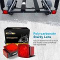 Partsam 12v Submersible Square Led Trailer Light Red White Stop Turn Tail License Brake Running Lamp Fors Under 80 Boat Trailer