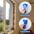Uxcell Inside Corner Trowel 4 Inch Drywall Tool Plastic Shaping Orange 2pcs