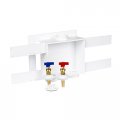 Oatey 38533 Quadtro 1 4-turn 807 Pex Washing Machine Outlet Box 1 4 Brass 