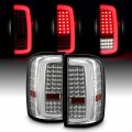 Akkon Fits 2014-2018 Gmc Sierra 1500 15-19 2500hd 3500hd Full Led C-tube Chrome Tail Lights Brake Lamps Pair Left Right 
