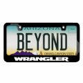 Ipick Image Made For Jeep Wrangler Black Metal License Plate Frame