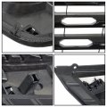 Waltyotur Front Bumper Grille Upper Grill Replacement For Nissan Pathfinder Chrome Black 2017 2018 2019 2020 Ni1200296