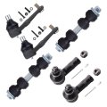 Premium Suspension Set Of 6 Front Lower Ball Joint Outer Tie Rod End Sway Bar Link Compatible Fit Ford Escort 1997-2003 For