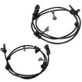 Abs Wheel Speed Sensors Compatible Ford For Lincoln Models Edge 2011-2013 Mkx 2015 Rear Driver And Passenger Side 2-pc Set 